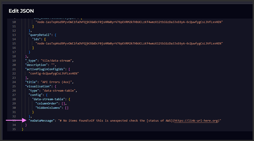 Customising the “No data” message in tiles - Gists - SquaredUp Community